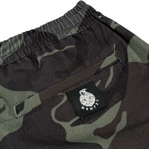 QILO x WRMFZY Men's EDC Shorts Black Brushstroke Camo Small